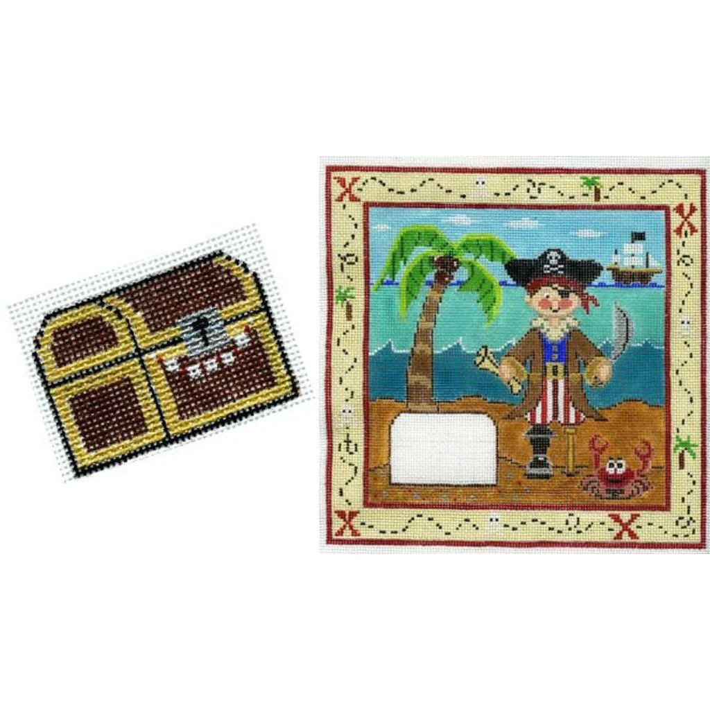 Pirate Tooth Fairy Pillow Canvas