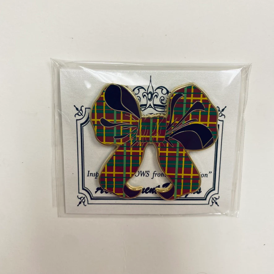 Plaid Bow Needle Minder