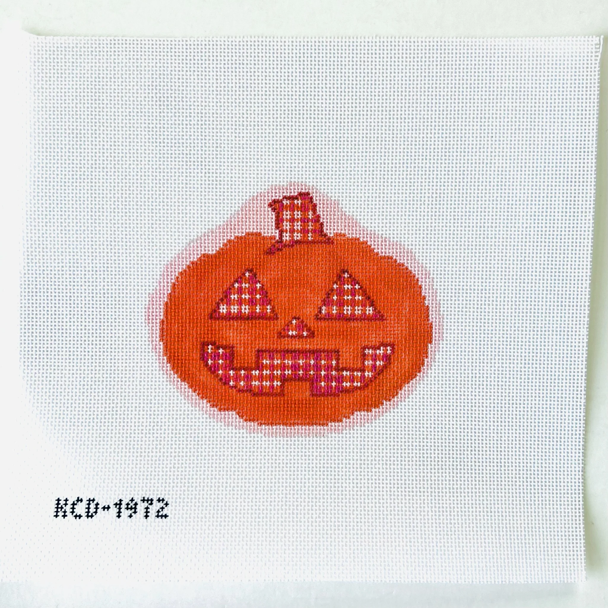 Plaid Pumpkin Ornament