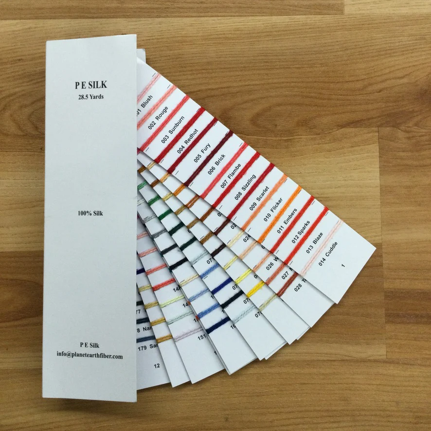 Planet Earth Silk Color Card