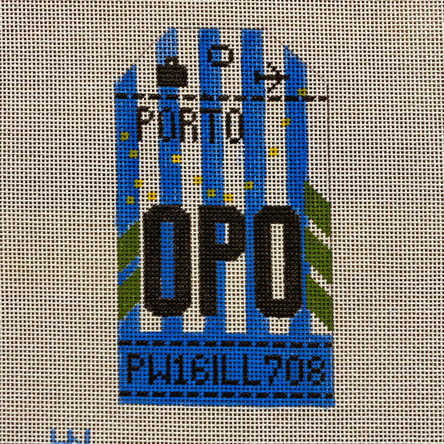 Porto Travel Tag Canvas