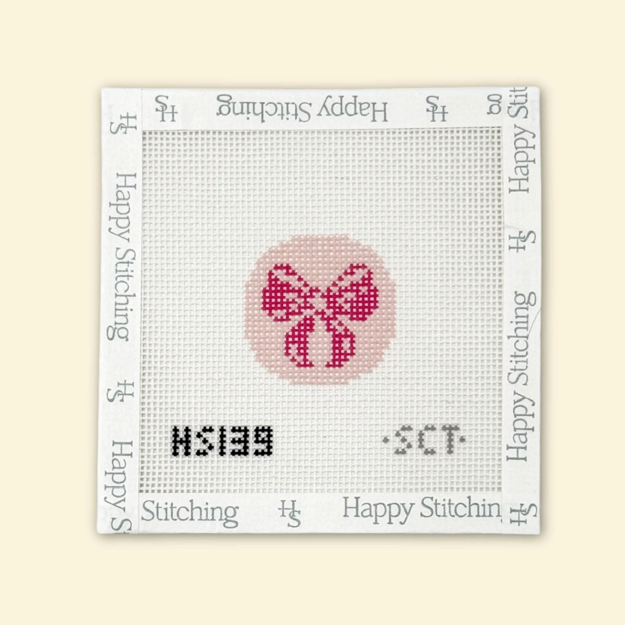 "Pretty in Pink" Happy Stitching All-In-One Key Fob/Bag Tag Kit - Image 2