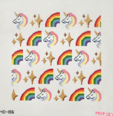 Rainbow Sparkle Unicorn Canvas