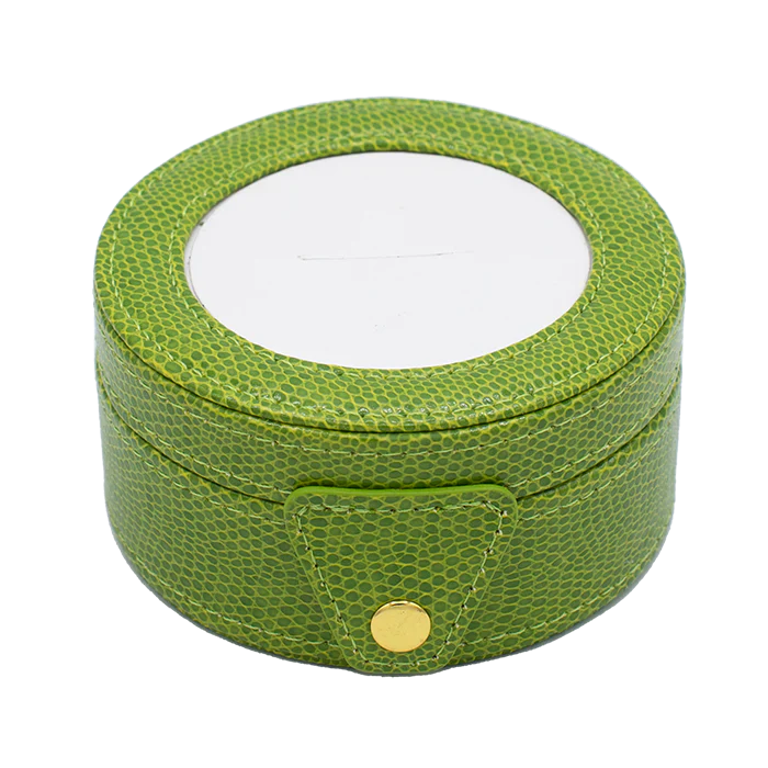 Round Leather Gift Box - Image 8