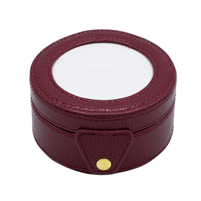 Round Leather Gift Box - Image 9