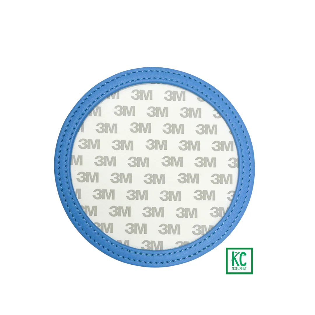 Round Self Finishing Leather Coaster - Image 4