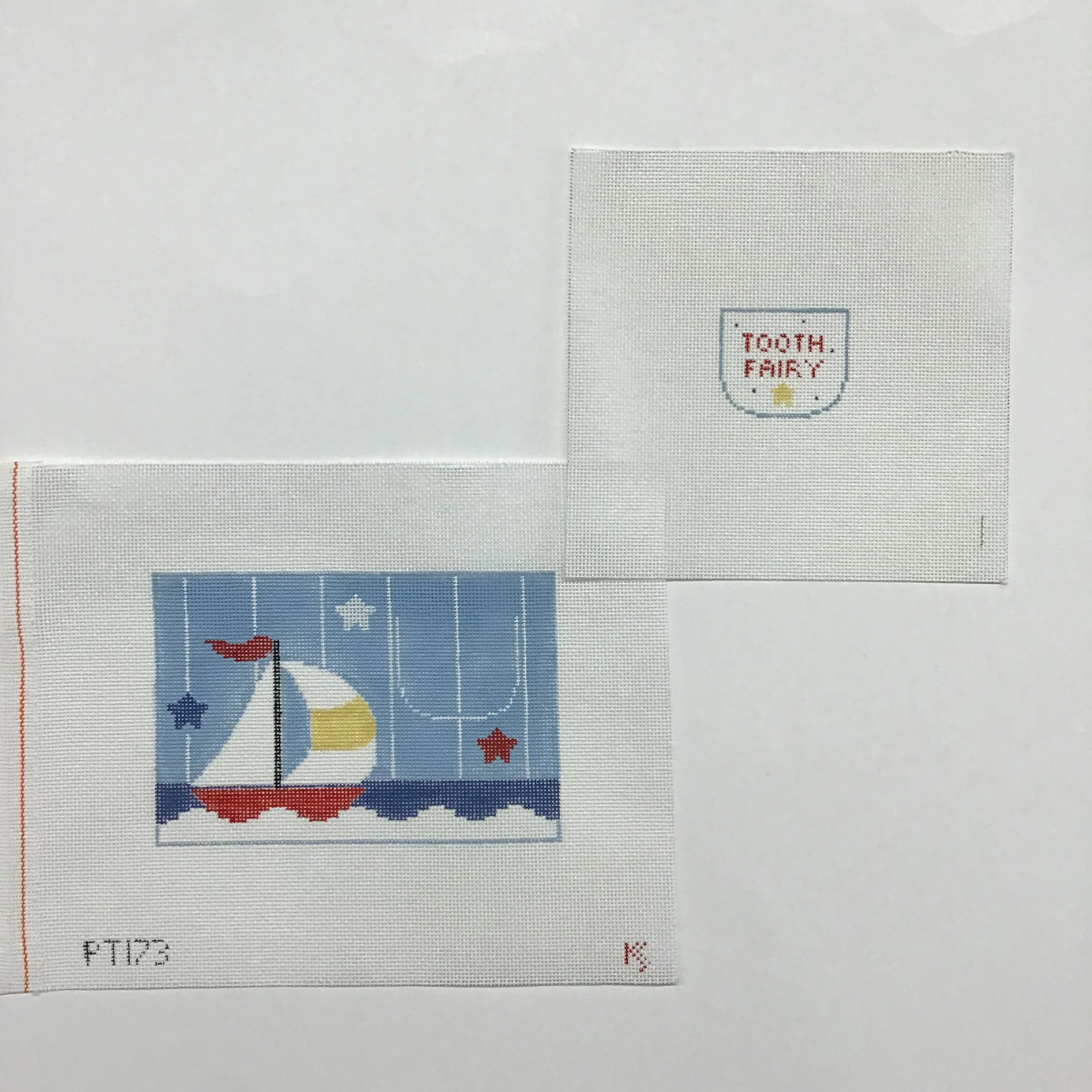 Sailboat Tooth Fairy Pillow Canvas