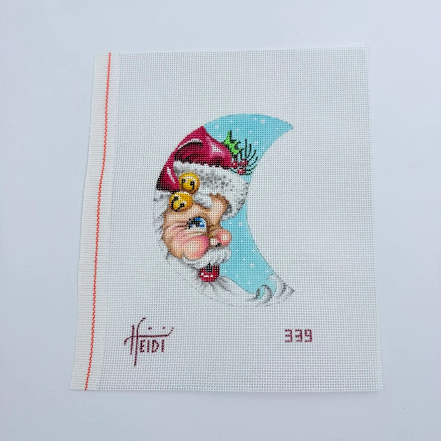 Santa Moon Canvas