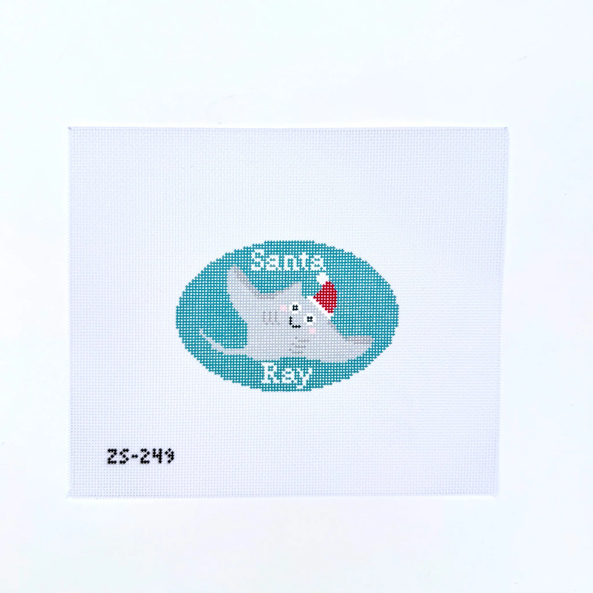 Santa Ray Needlepoint Canvas