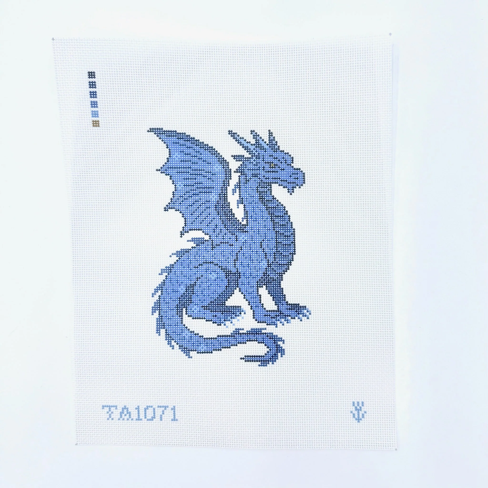 Sapphire Dragon Canvas