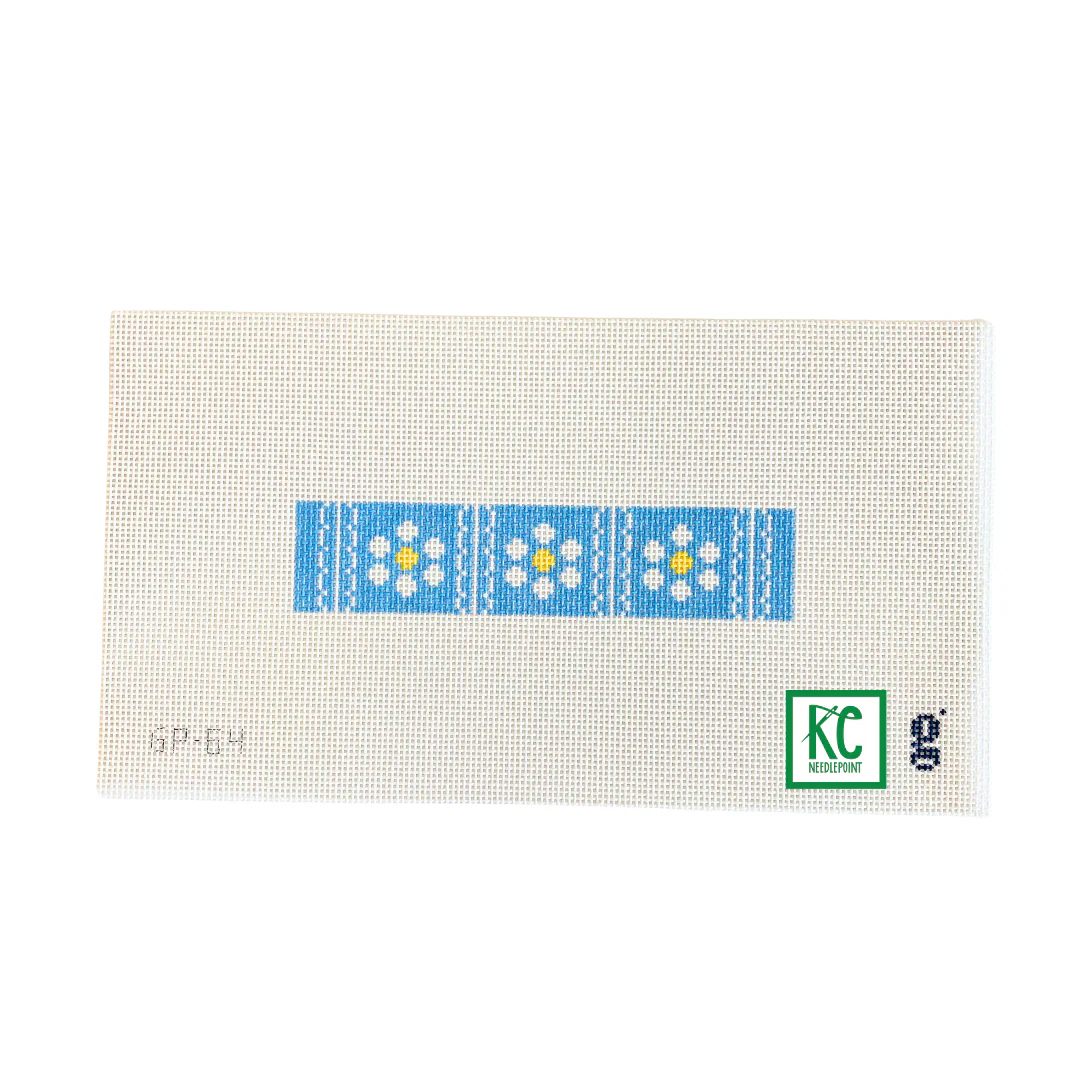 Scallop Daisy Key Fob Canvas