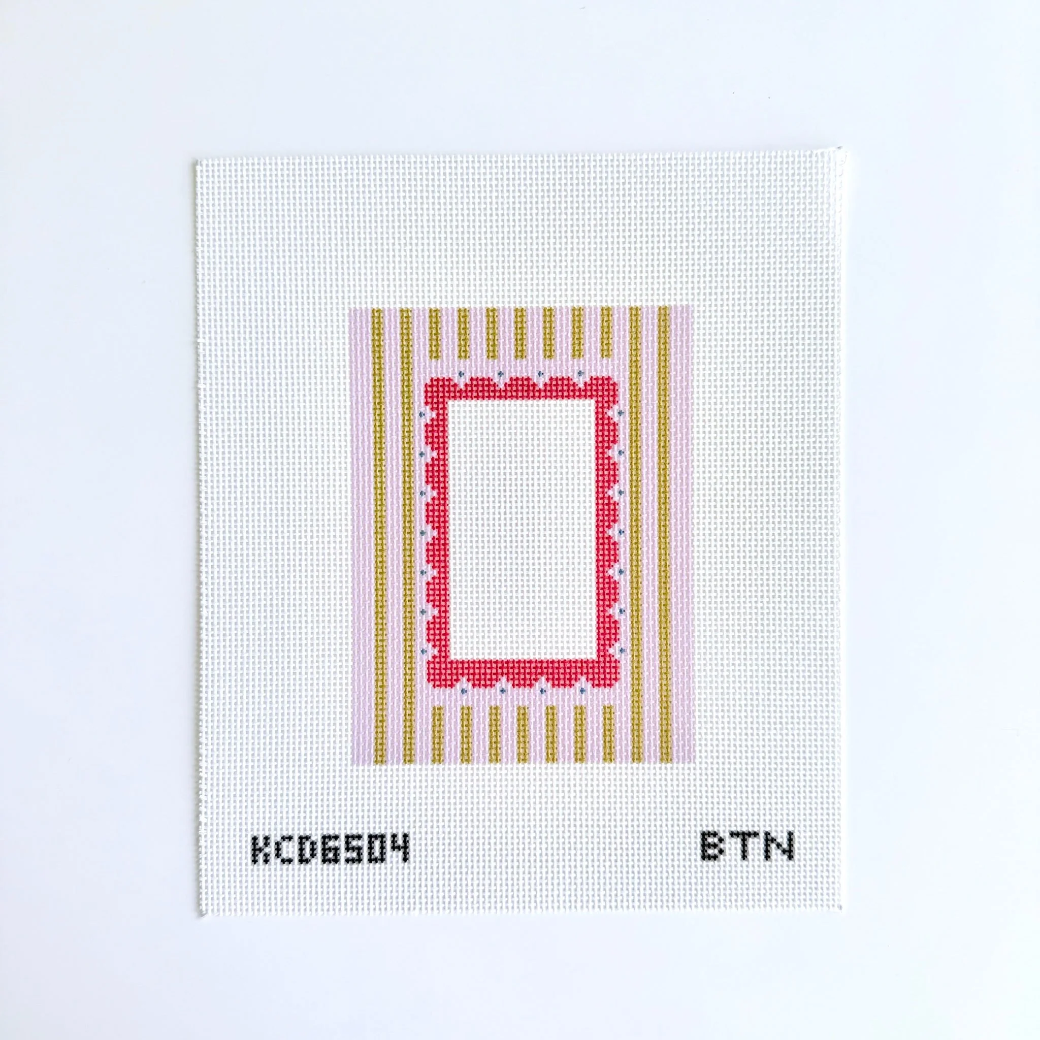 Scallop Mini Polaroid Frame Canvas