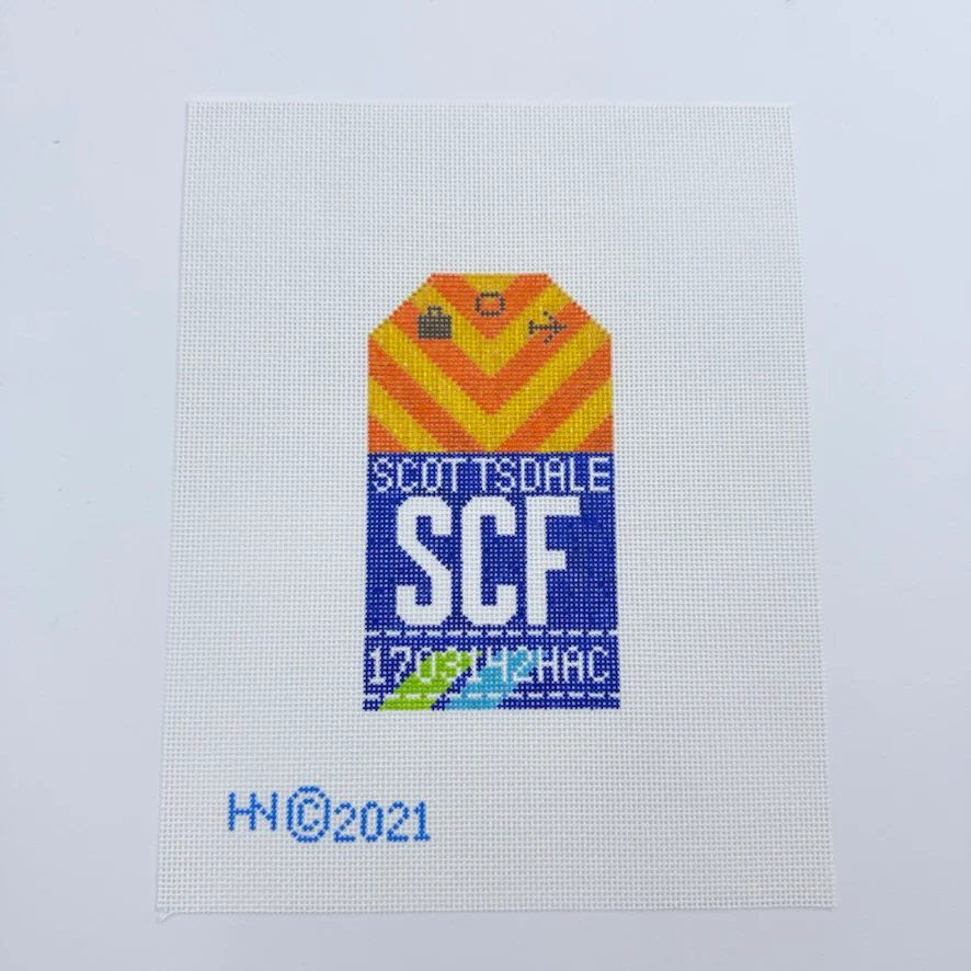 Scottsdale Travel Tag Canvas