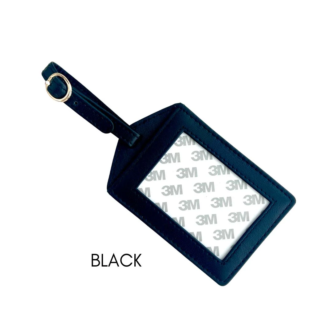 Self Finishing Leather Luggage Tag - Image 4