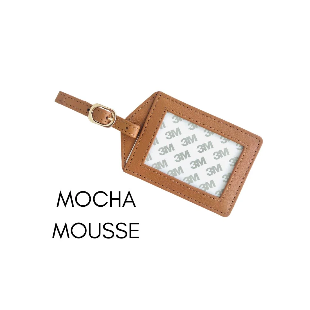 Self Finishing Leather Luggage Tag - Image 9