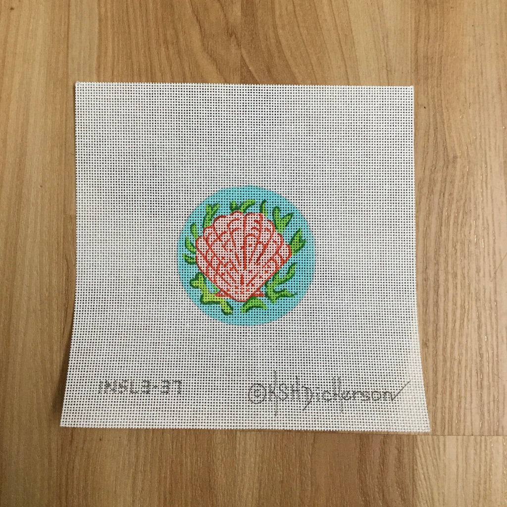 Shell Round Canvas