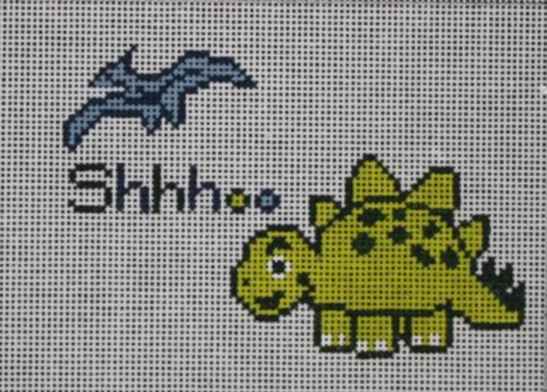 Shh... Dinosaur Baby Sleeping Canvas
