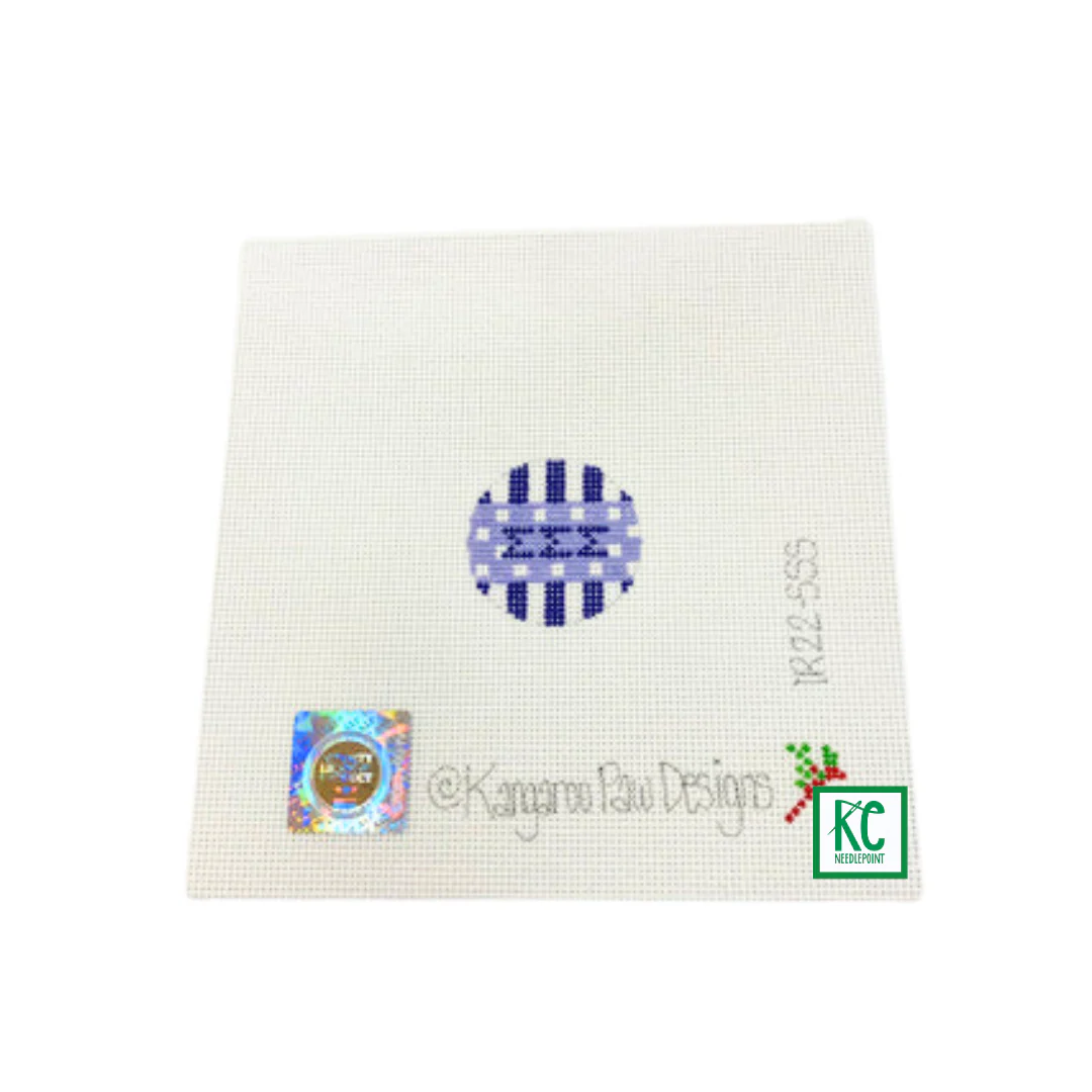 Sigma Sigma Sigma Key Fob Insert Canvas