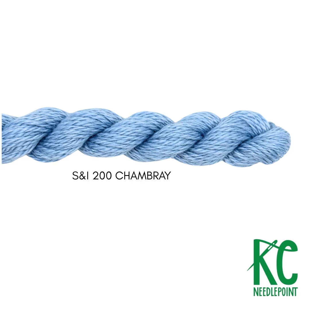 Silk & Ivory 200 Chambray