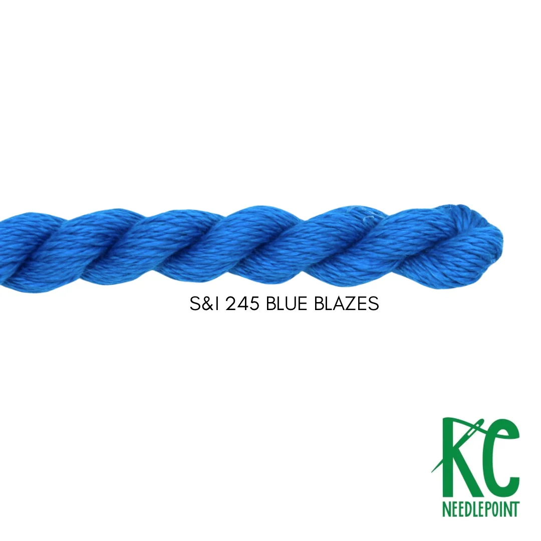 Silk & Ivory 245 Blue Blazes