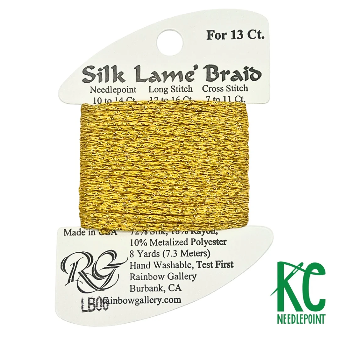 Silk Lamé Braid LB06 Gold