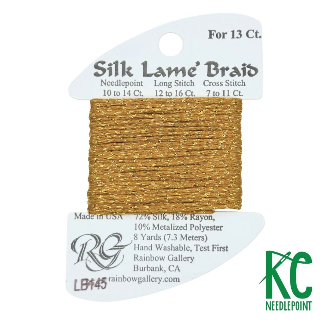 Silk Lamé Braid LB145 Fool's Gold