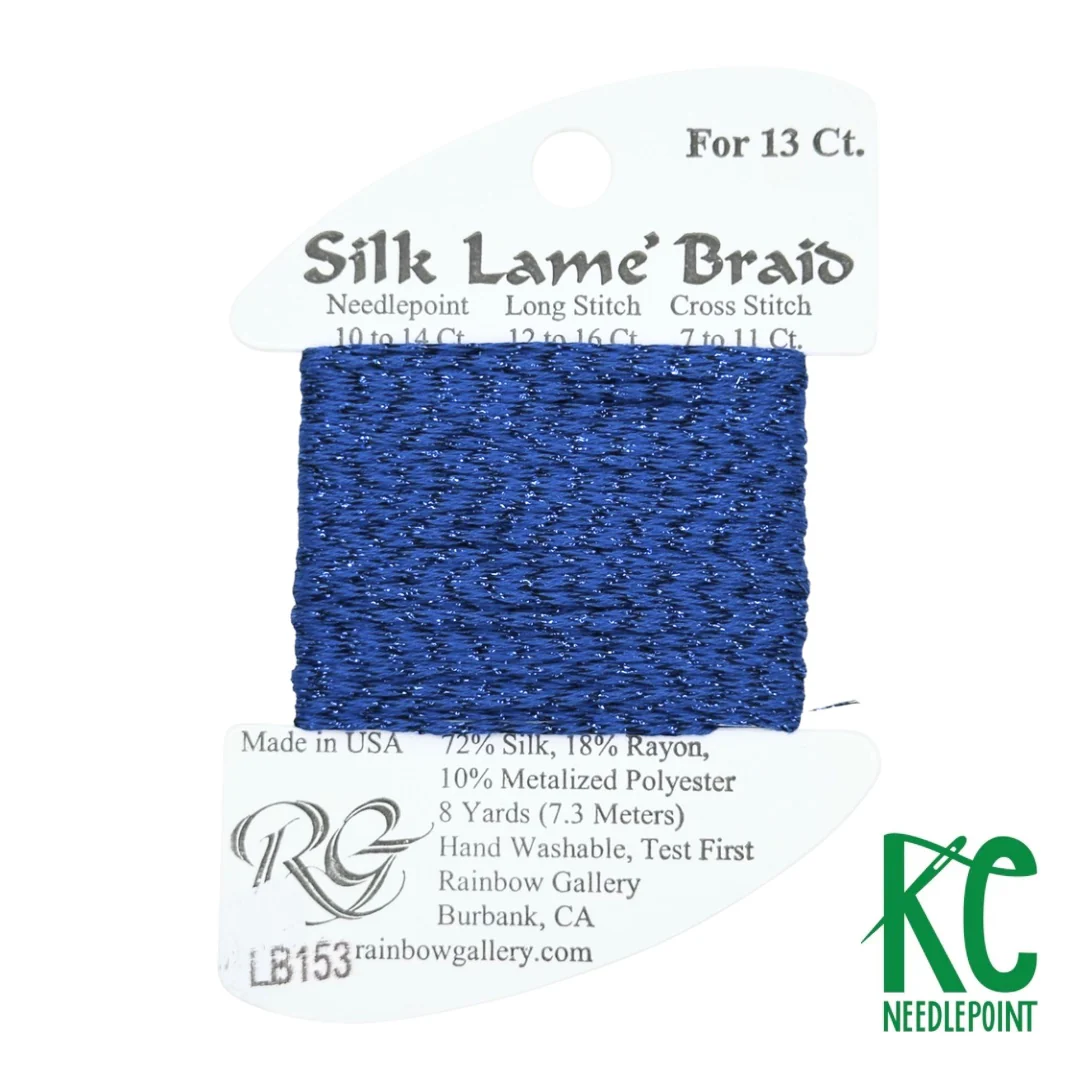 Silk Lamé Braid LB153 Classic Blue 2