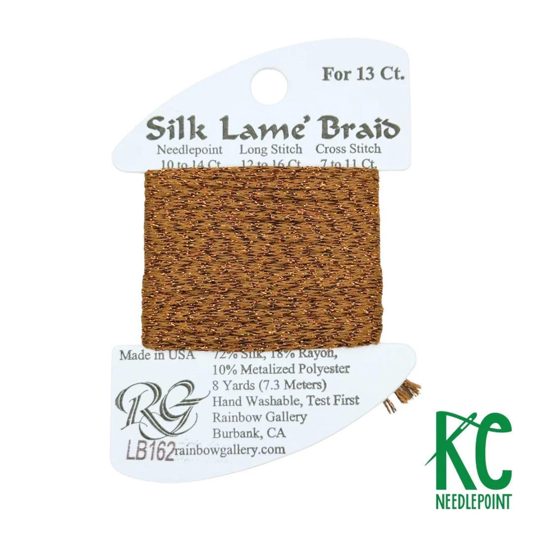 Silk Lamé Braid LB162 Hazel