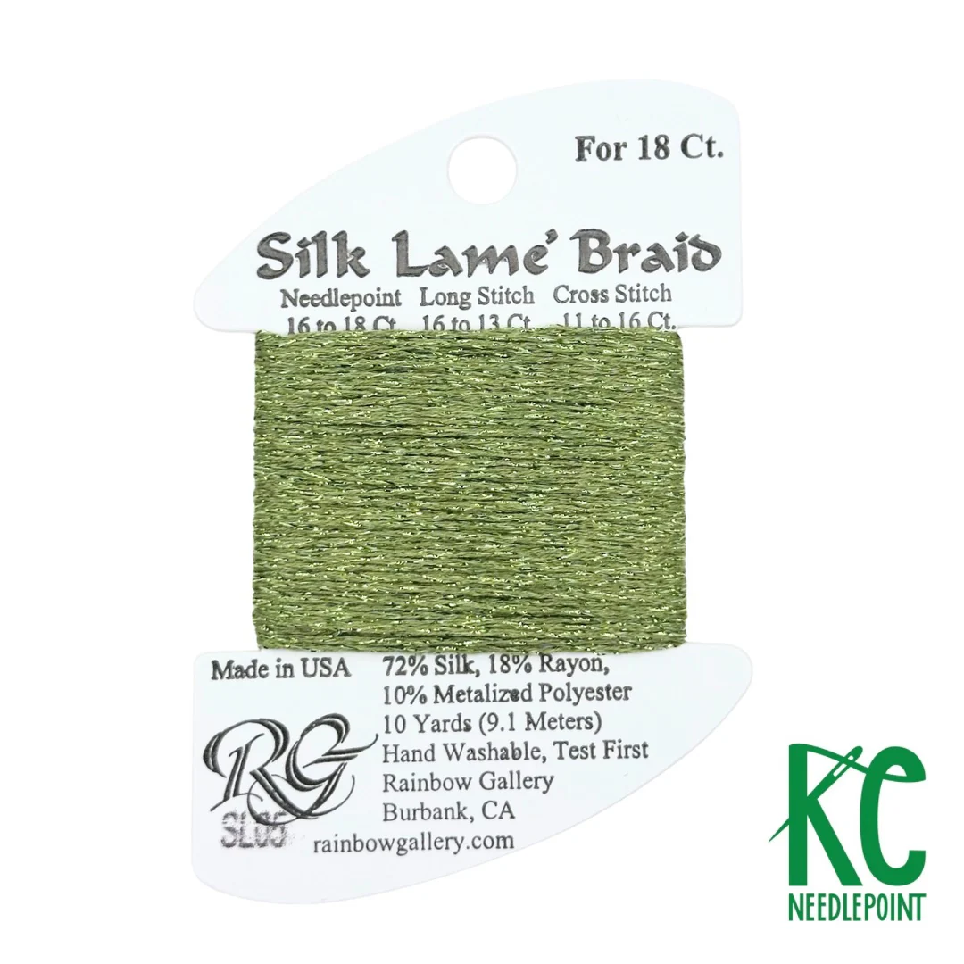 Silk Lamé Braid SL05 Avocado