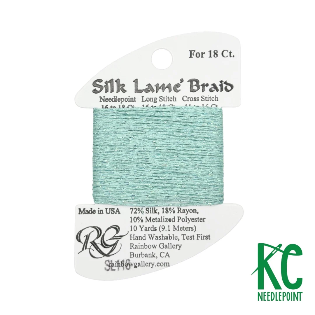 Silk Lamé Braid SL118 Sea Spray