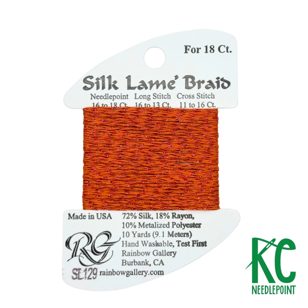 Silk Lamé Braid SL129 Tabasco
