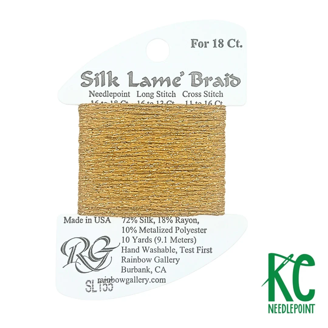Silk Lamé Braid SL155 Harvest Gold
