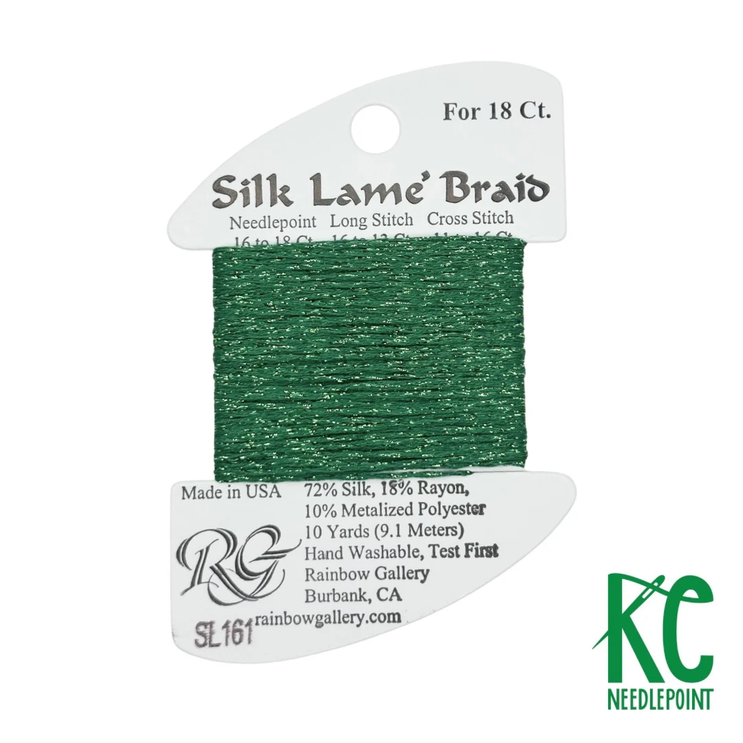 Silk Lamé Braid SL161 Juniper
