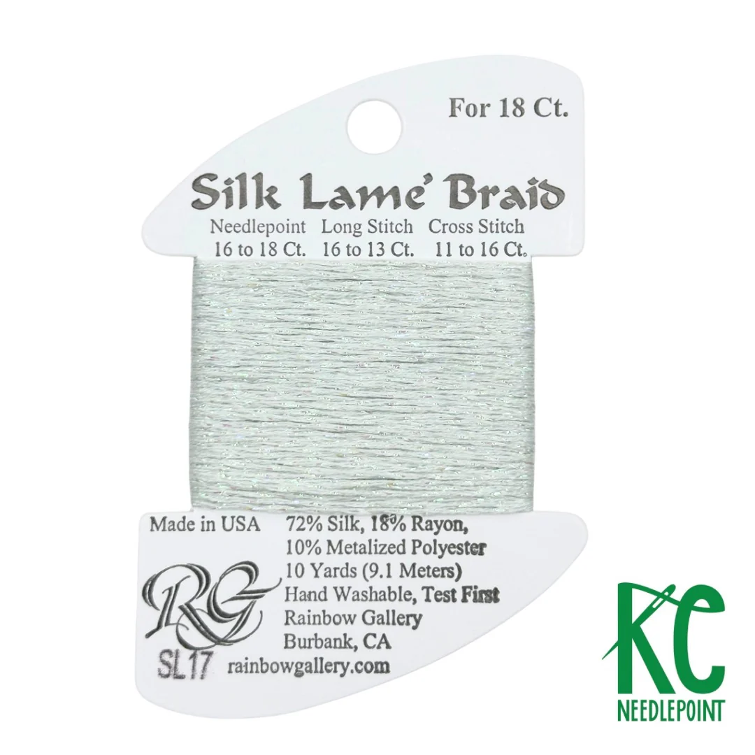 Silk Lamé Braid SL17 Lite Surf Blue