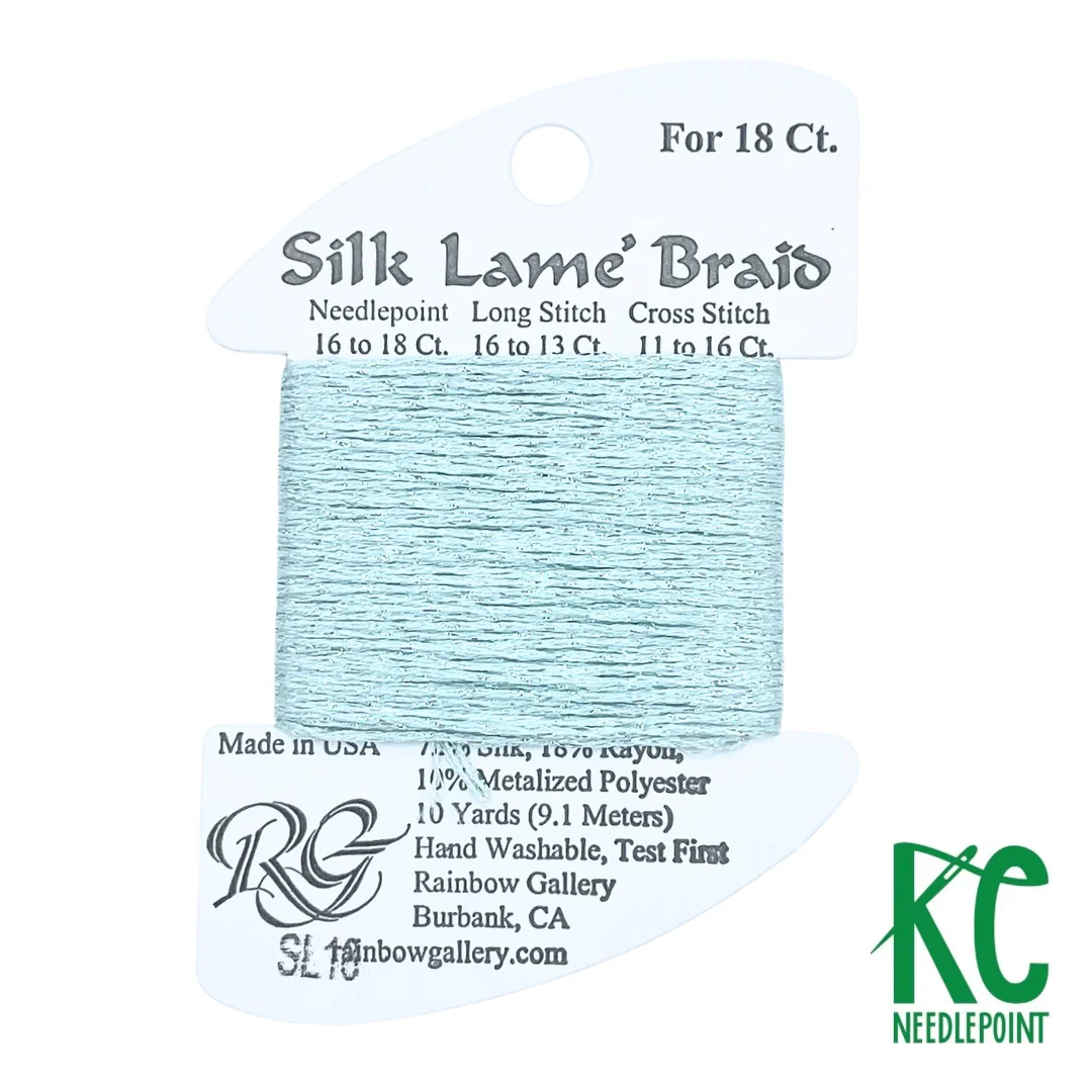 Silk Lamé Braid SL18 Surf Blue