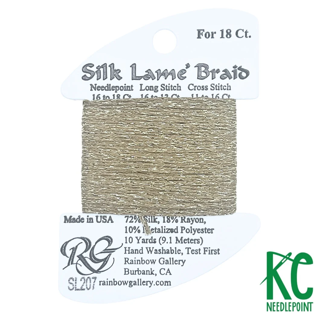 Silk Lamé Braid SL207 Prairie Dust