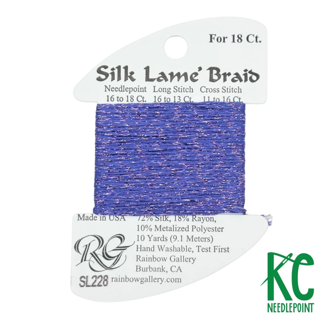 Silk Lamé Braid SL228 Passion Flower