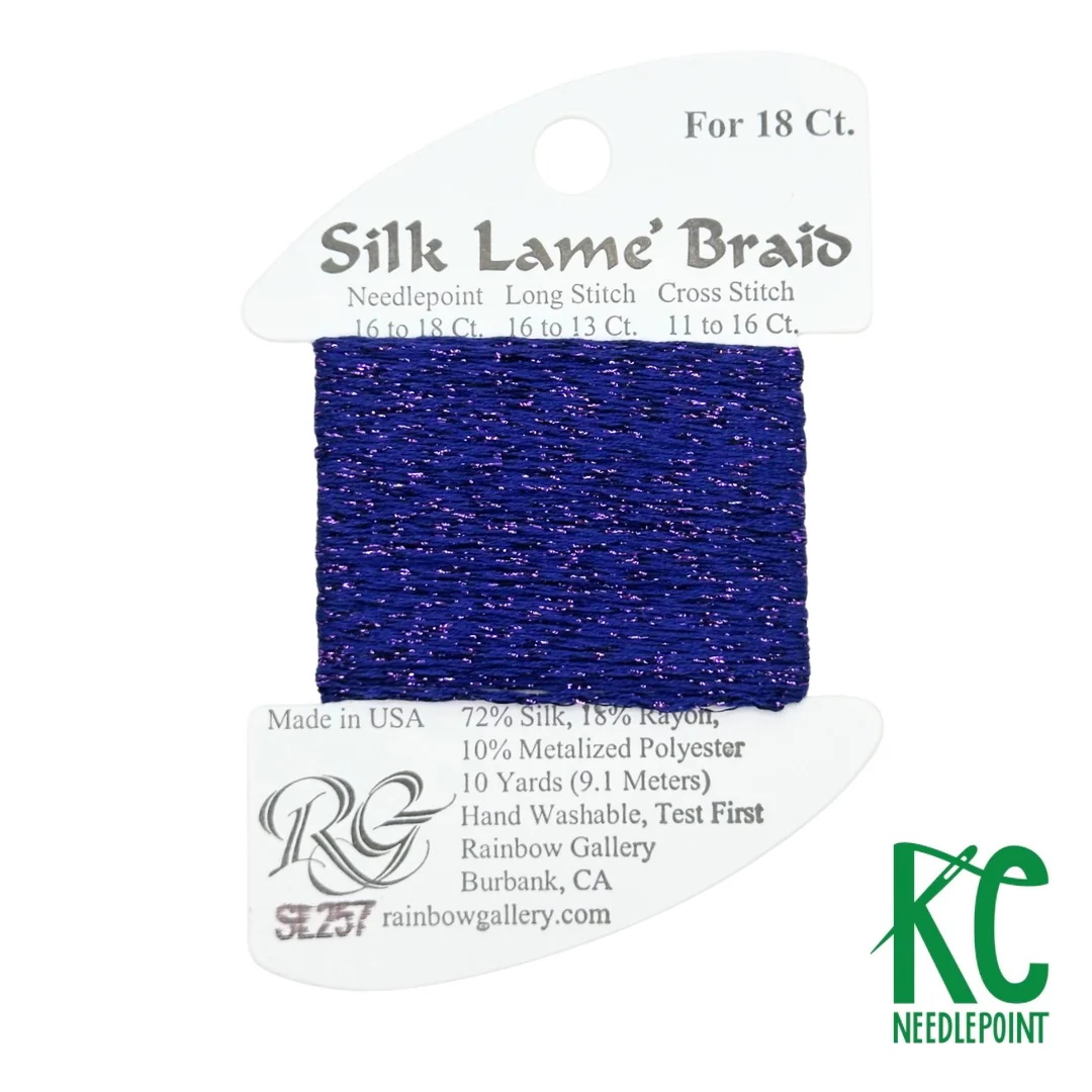 Silk Lamé Braid SL257 Boysenberry