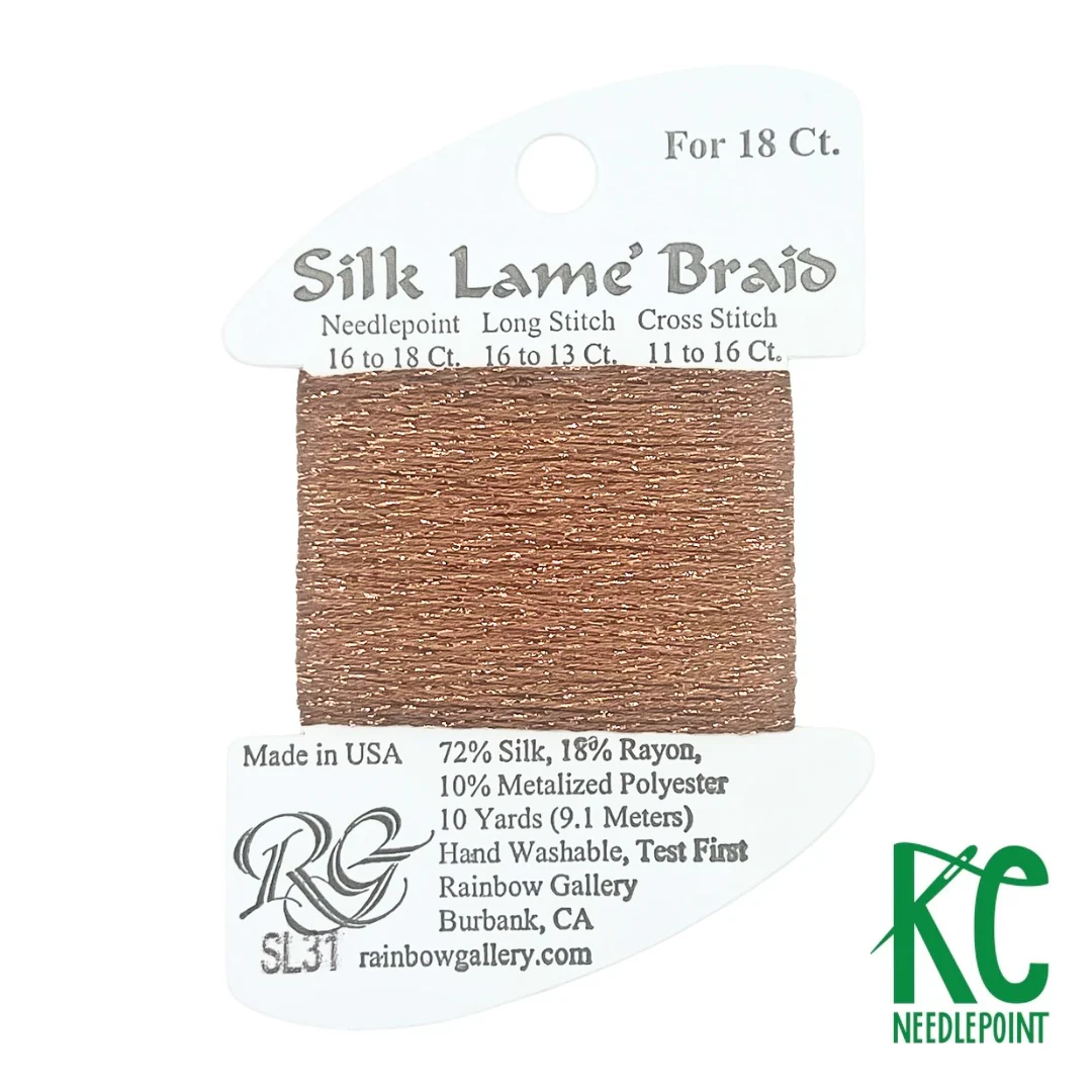 Silk Lamé Braid SL31 Copper