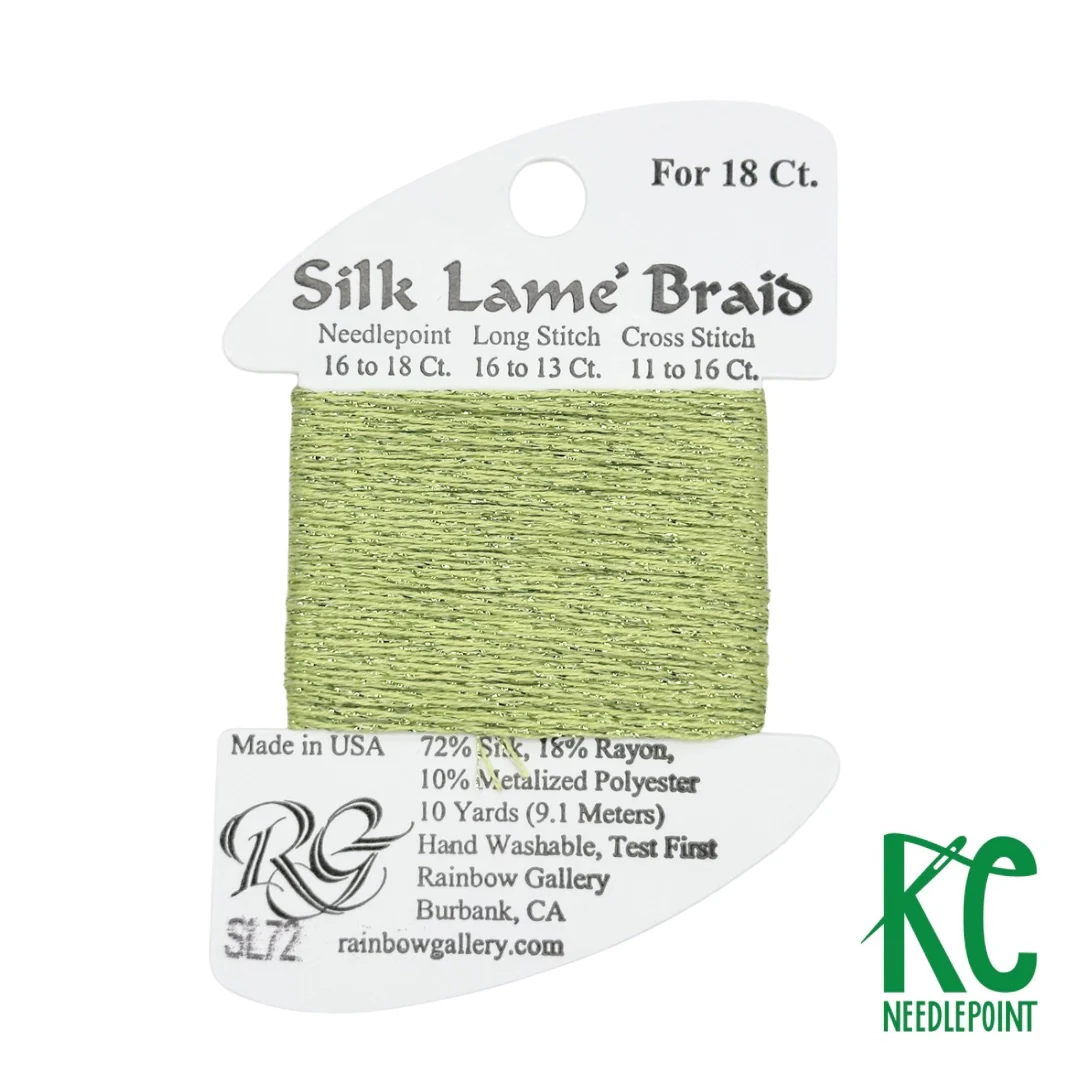 Silk Lamé Braid SL72 Lite Chartreuse