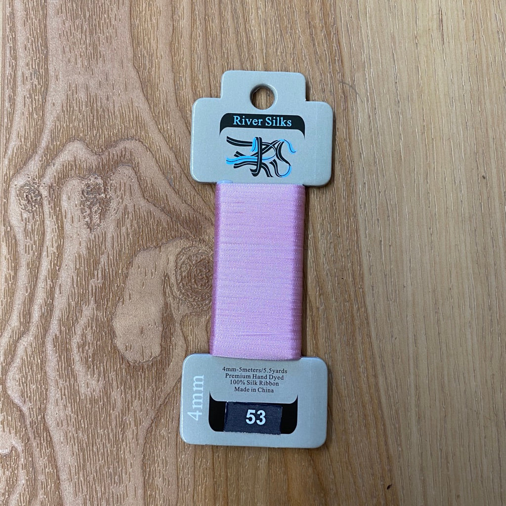 Silk Ribbon 4mm 053 Cameo Pink