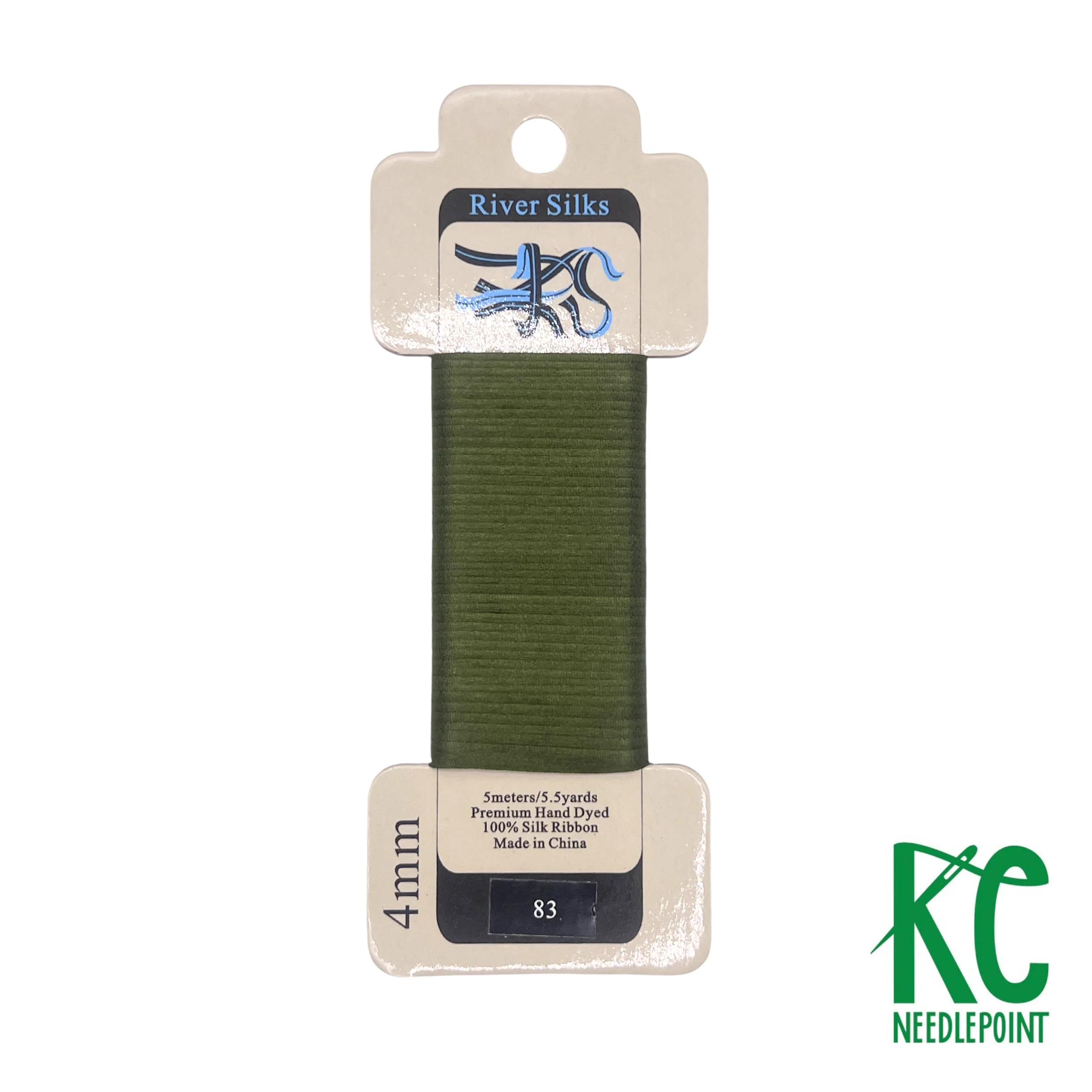 Silk Ribbon 4mm 083 Cypress