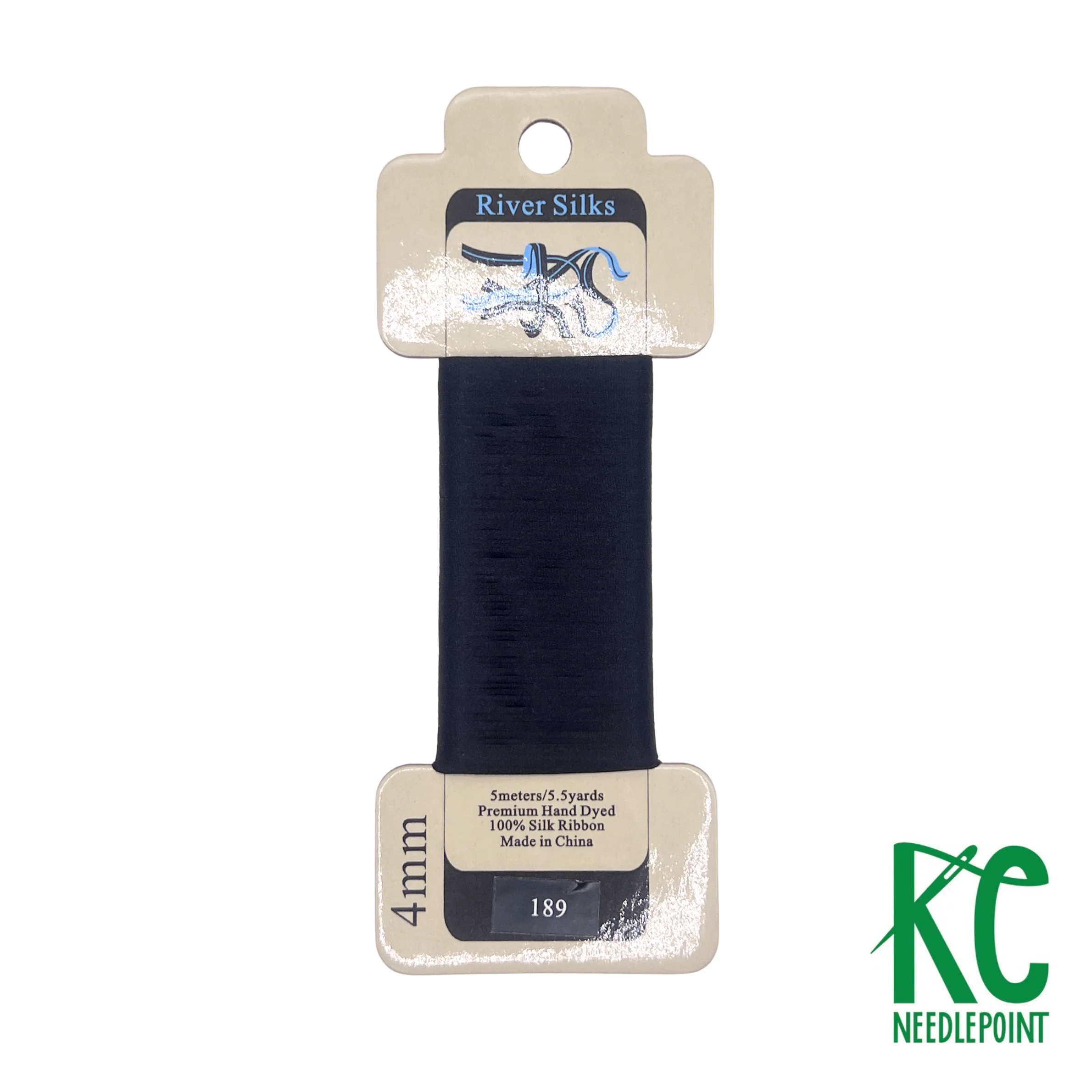 Silk Ribbon 4mm 189 Licorice