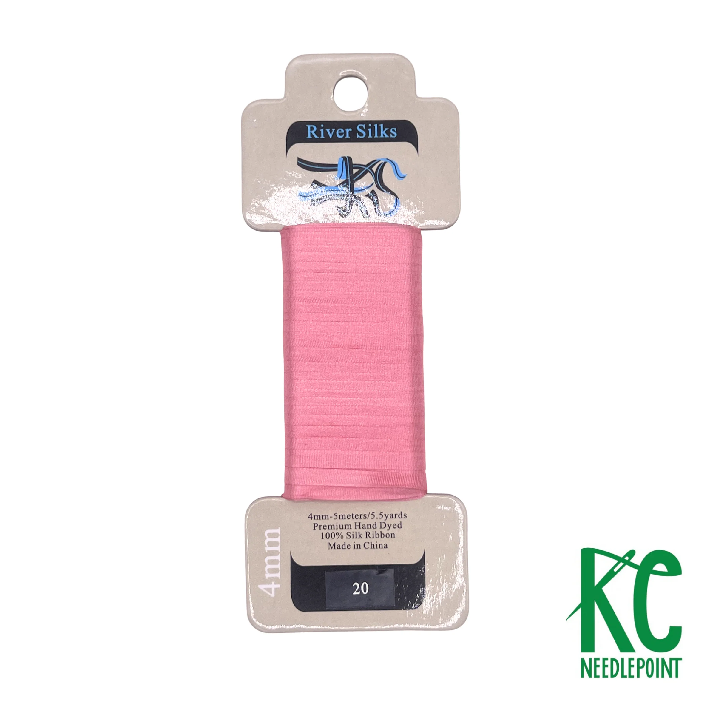 Silk Ribbon 4mm 020 Bubble Gum