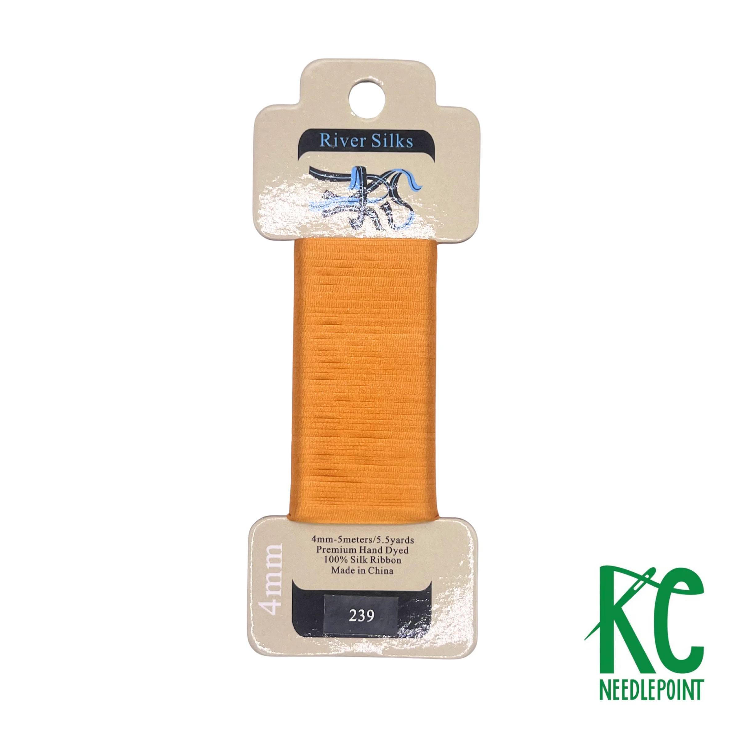 Silk Ribbon 4mm 239 Apricot