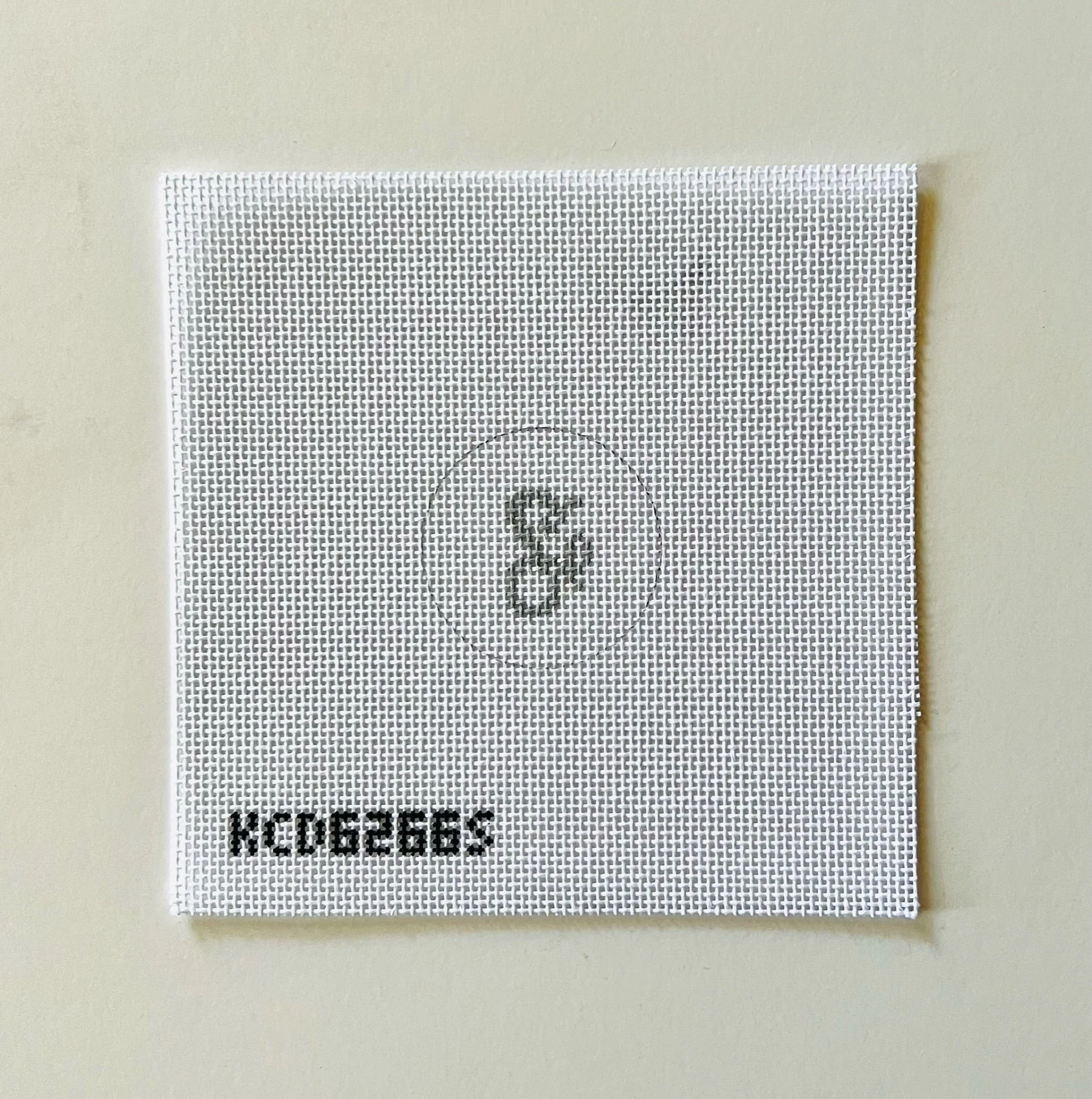 Single Letter Key Fob/Bag Tag Needlepoint Canvas - Image 10