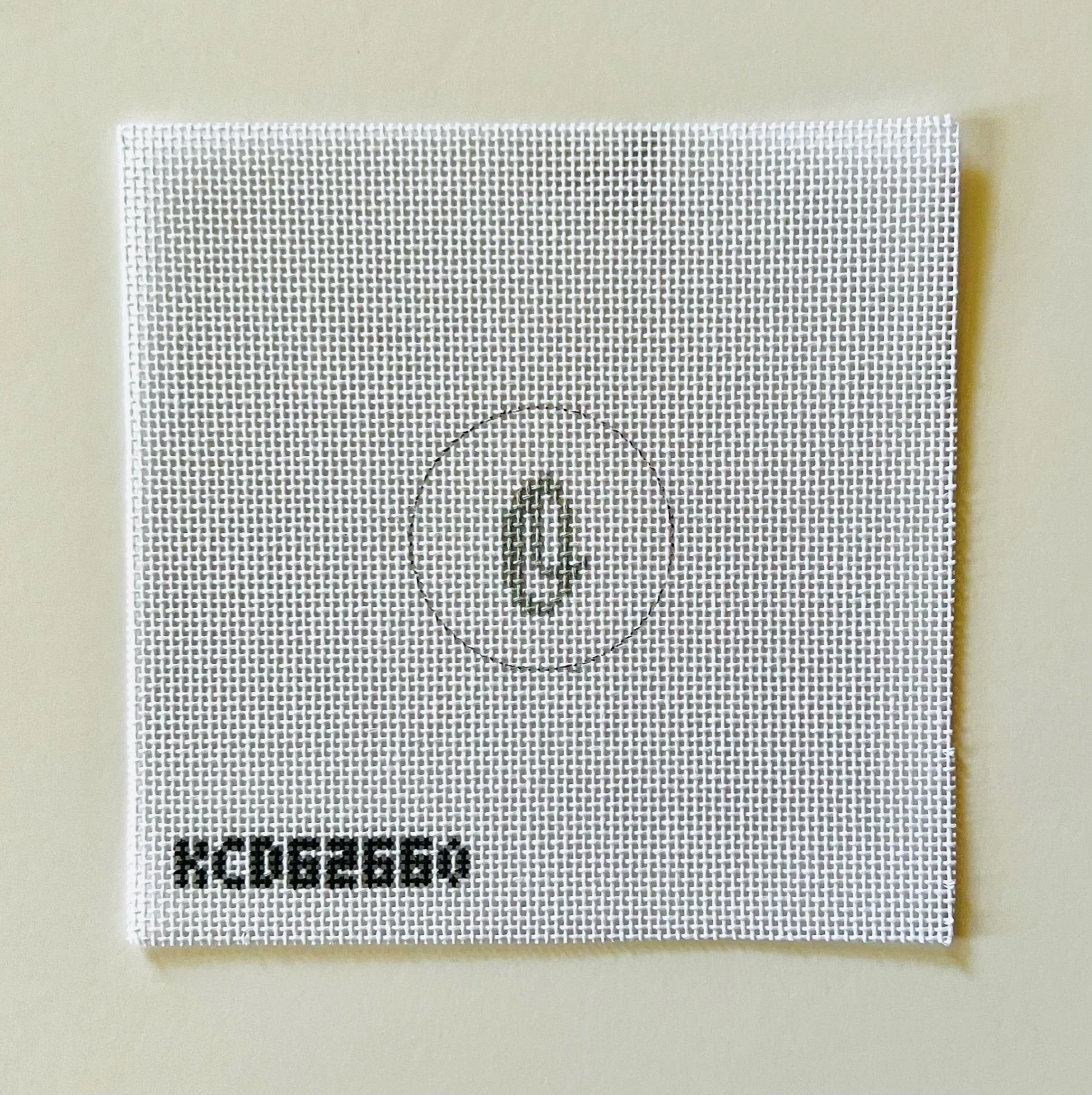 Single Letter Key Fob/Bag Tag Needlepoint Canvas - Image 14