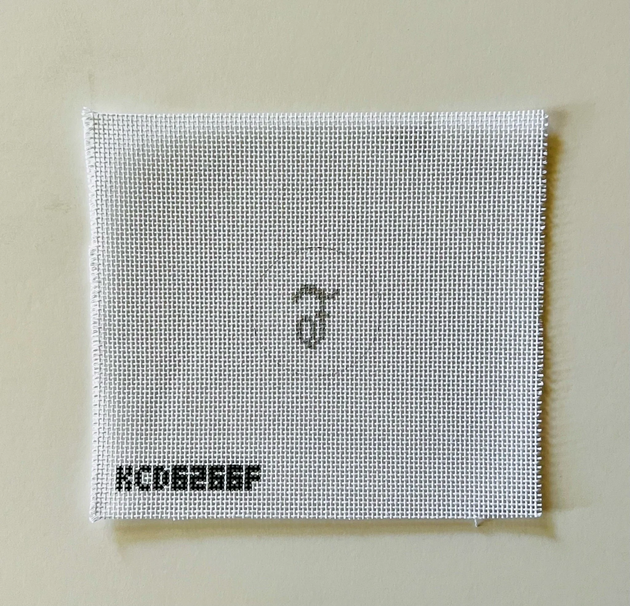 Single Letter Key Fob/Bag Tag Needlepoint Canvas - Image 23