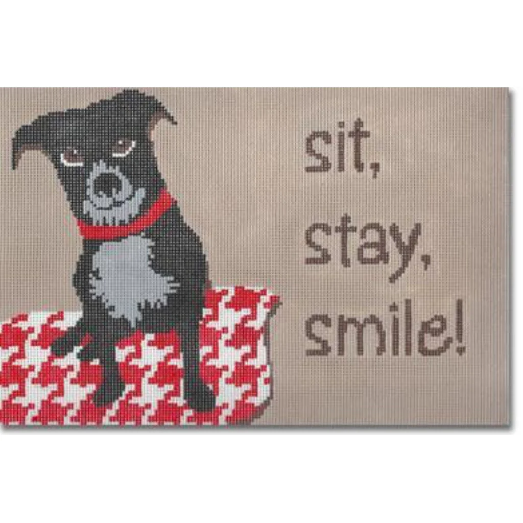 Sit, Stay, Smile Canvas