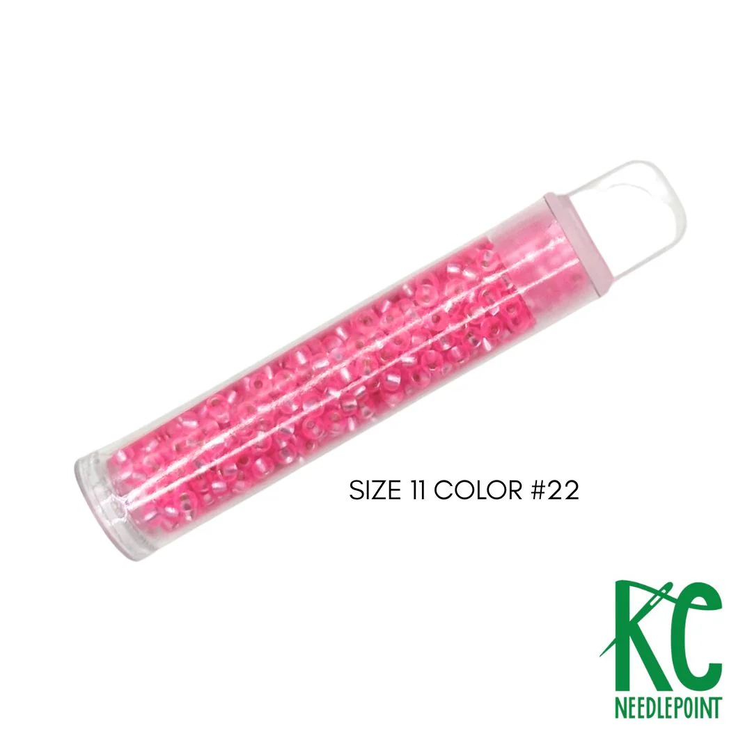 Size 11 Seed Beads 22 Cotton Candy